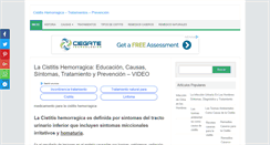 Desktop Screenshot of cistitishemorragica.com